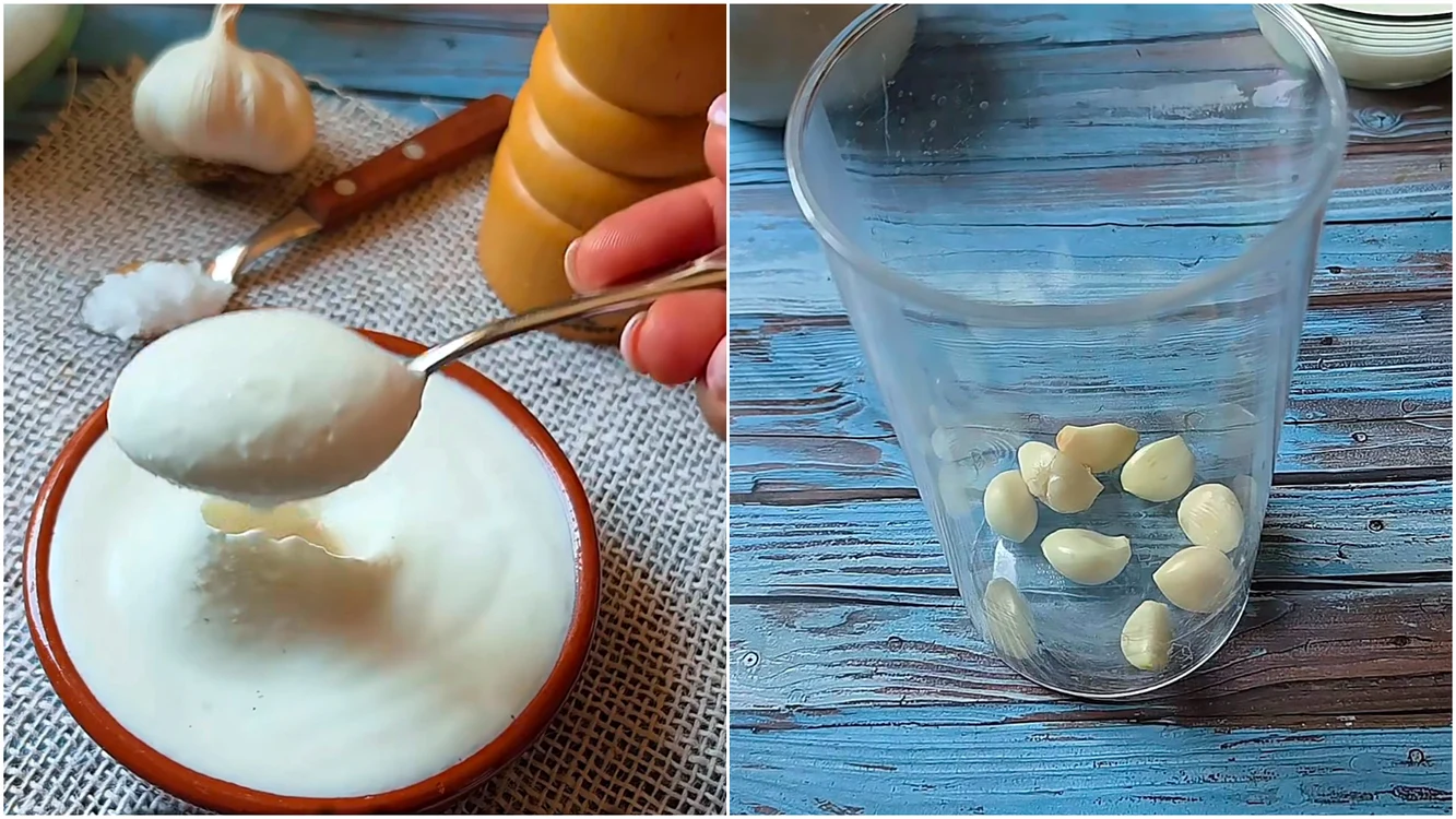 Mujdeiul de usturoi cu lapte, preparat după rețeta din Delta Dunării/ sursa Instagram 