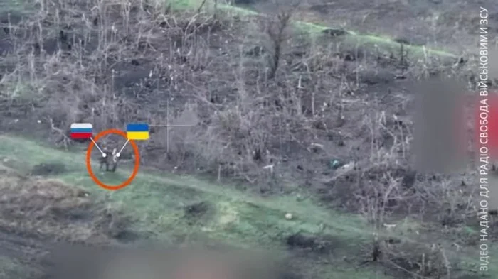 Prizonieri ucraineni, folositi de rusi ca scuturi umane FOTO Captură YouTube/Zerkalo Nedeli