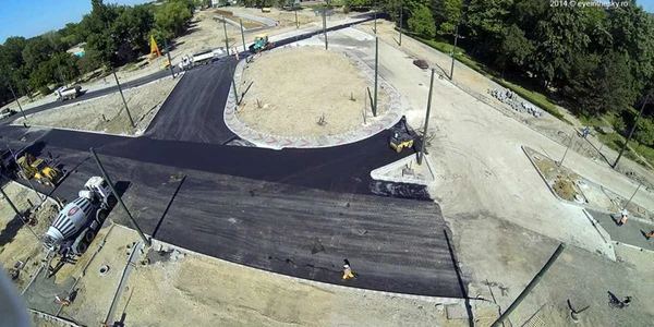 Subpasajul Michelangelo din Timişoara FOTO Eyeinthesky.ro