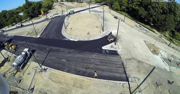 Subpasajul Michelangelo din Timişoara FOTO Eyeinthesky.ro