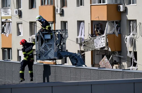 Explozie bloc Rahova FOTO AFP