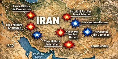 Lovituri aeriene SUA și Israel în Iran png