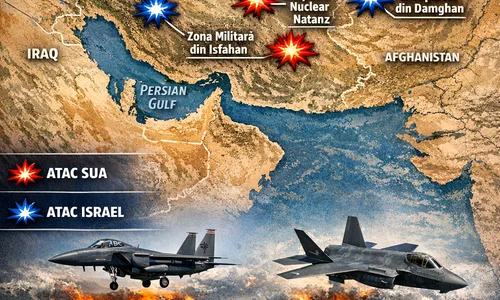 Lovituri aeriene SUA și Israel în Iran png