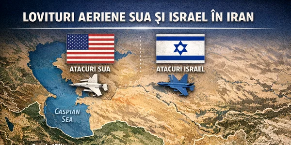 Lovituri aeriene SUA și Israel în Iran png