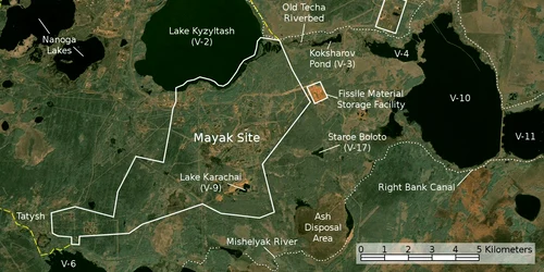Satellite image map of Mayak jpg
