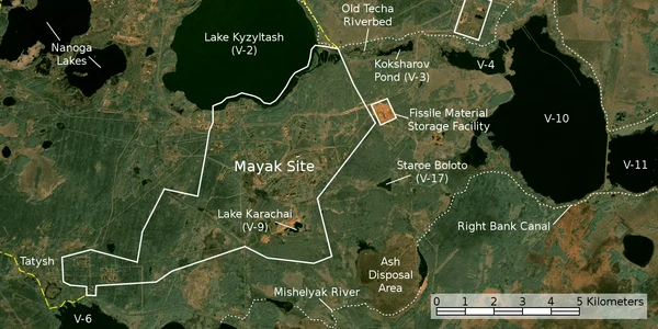 Satellite image map of Mayak jpg