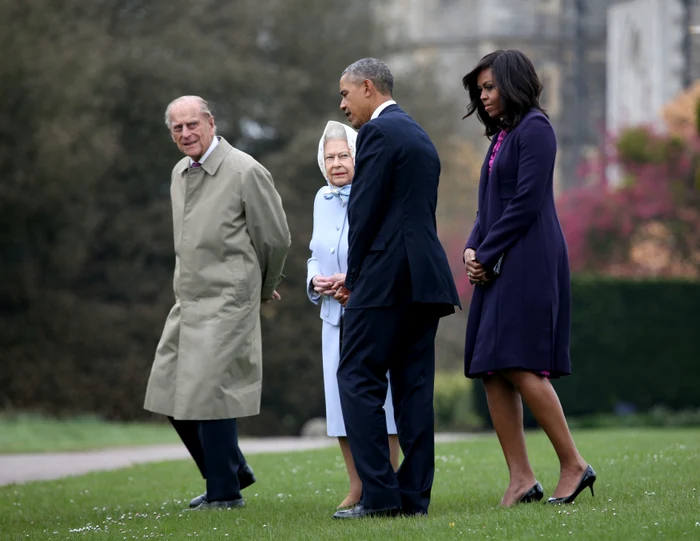Printul Philip, Regina Elisabeta, Barack Obama, Michelle Obama profimedia 0282411211 jpg