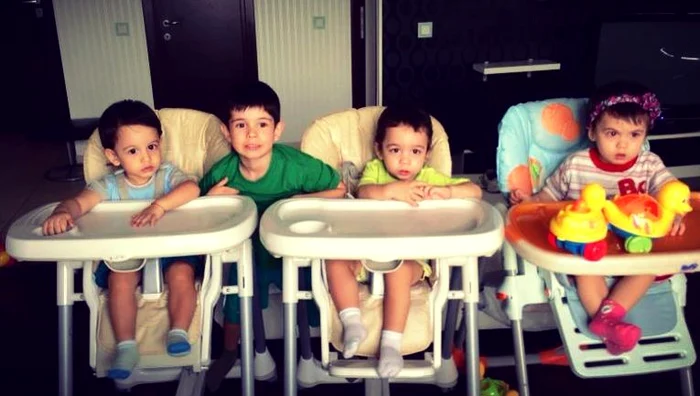 Copiii Nicoletei, la grădiniţă (FOTO FACEBOOK)