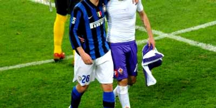 Cristi Chivu şi Adrian Mutu