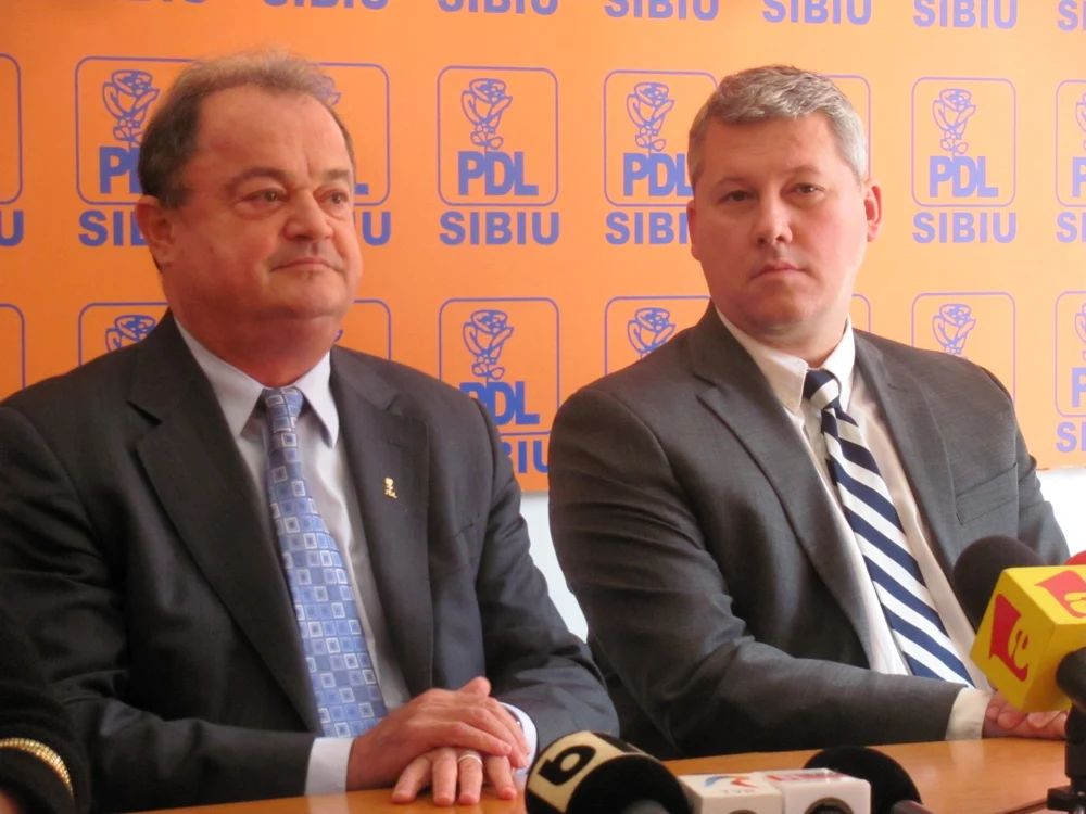 Vasile Blaga si Catalin Predoiu, la Sibiu