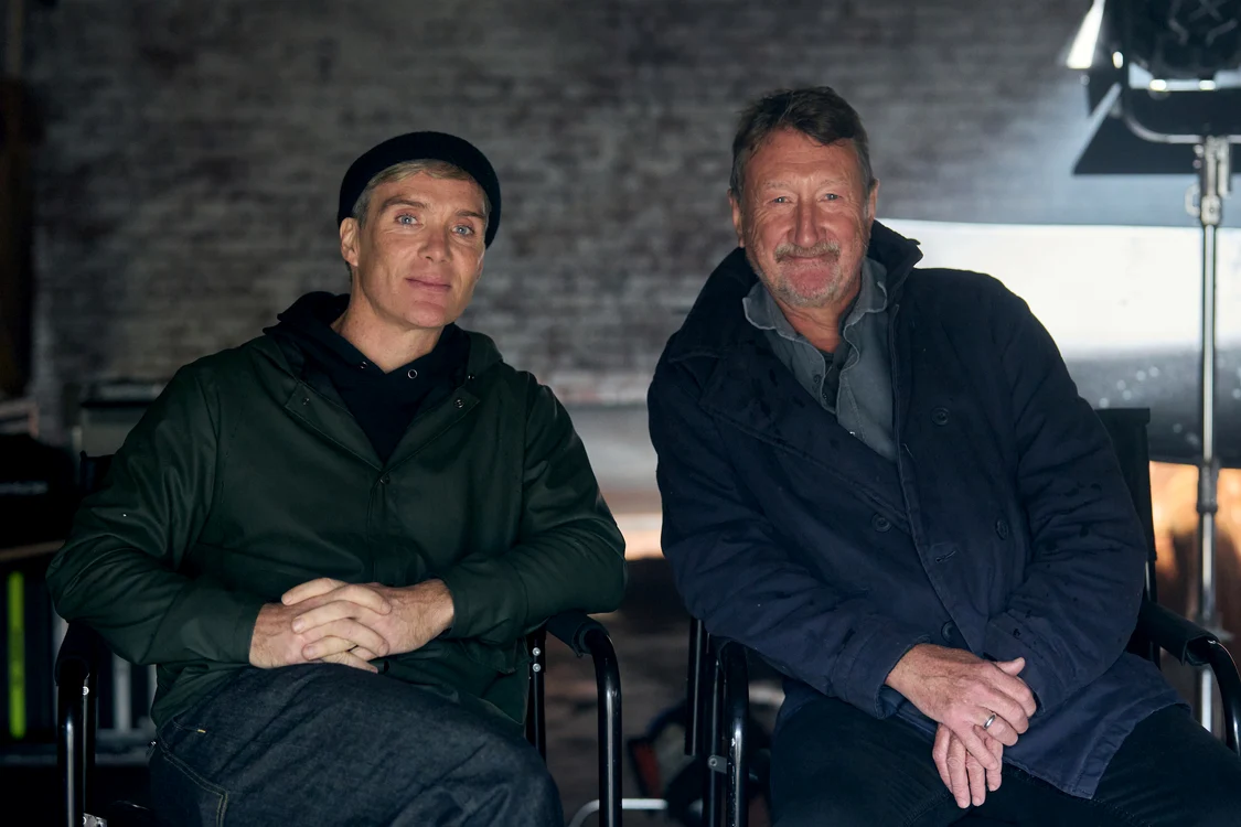 Cillian Murphy și Steven Knight. FOTO: Netflix