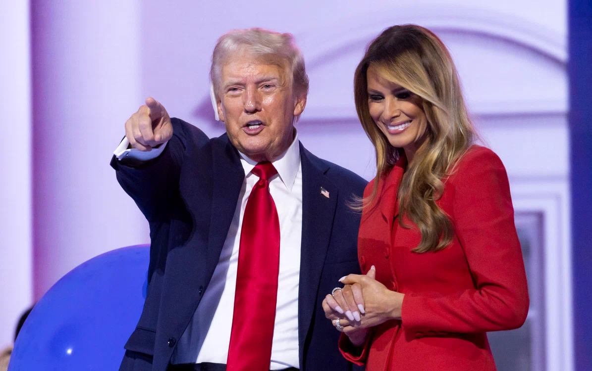 Melania Trump alături de Donald Trump Foto: EPA EFE