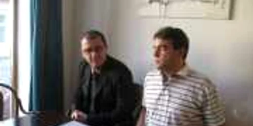 Claudiu Cristea şi avocatul Cătălin Mihalache