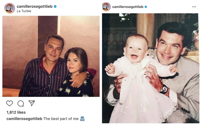 Camille împreună cu tatăl ei, renegatul Jean-Raumond Gottlieb.