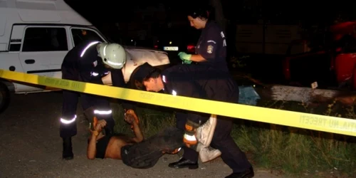 Bărbatul acidentat a murit pe loc