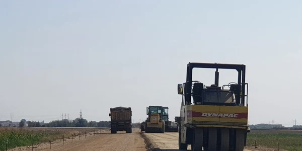 Se construieşte Centura Timişoara-Sud FOTO DRDP Timişoara