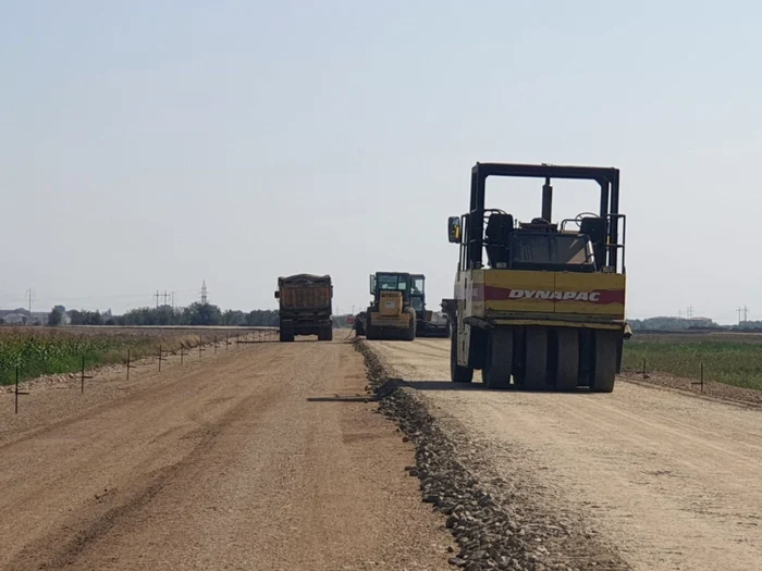 Se construieşte Centura Timişoara-Sud FOTO DRDP Timişoara