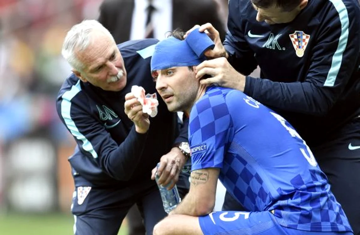 Corluka a fost bandajat si a revenit pe teren