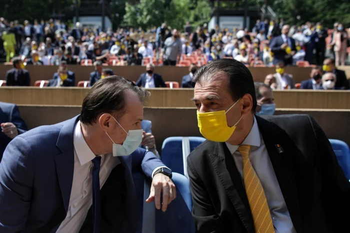 Ludovic Orban trimite săgeţi către Florin Cîţu. FOTO Inquam Photos / Octav Ganea