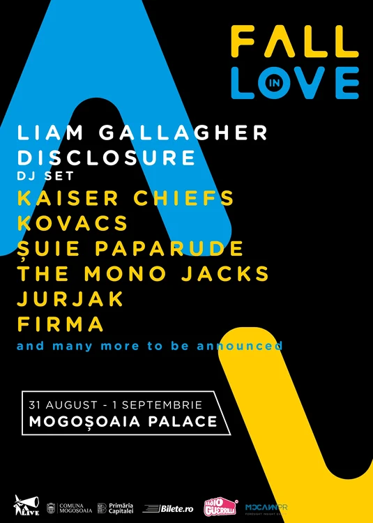 Fall in Love Festival 2019: prima ediție va avea loc la Palatul Mogoșoaia