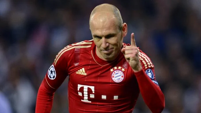 Olandezul robben a punctat şi el de două ori contra lui Hamburg