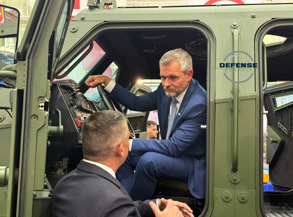 Președintele Slovaciei, Peter Pellegrini, la volanul VLAH, la BSDA 2026 