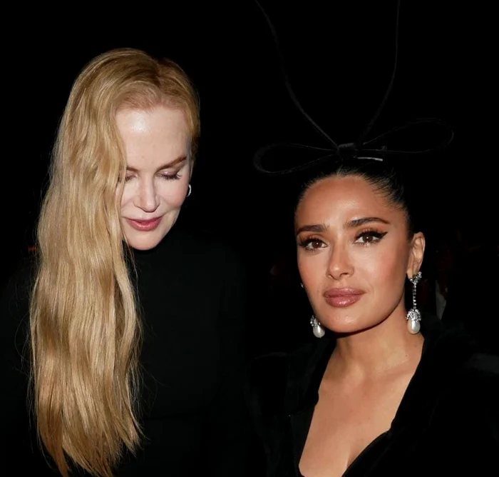 Salma Hayek alături de Nicole Kidman, la Săptămâna Modei de la Paris- Foto Instagram 