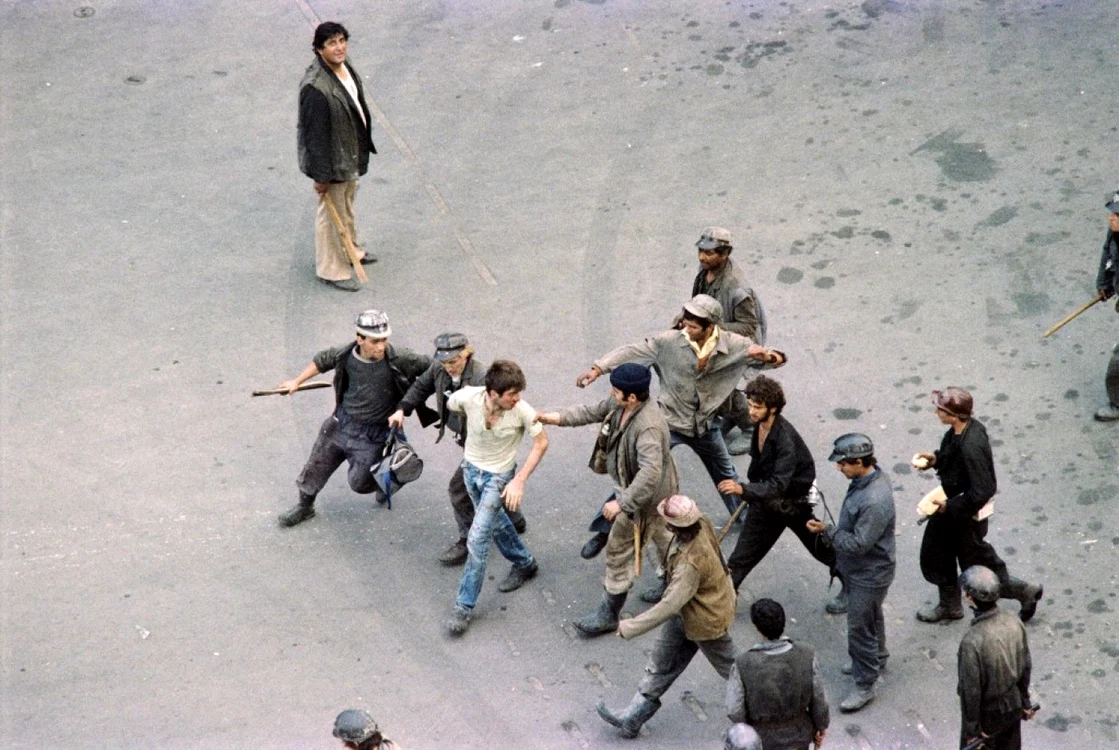 Mineriada din iunie 1990 a fost cea mai violentă FOTO AFP
