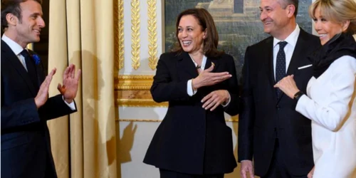 kamala harris macron