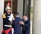 Prinţul Rahim și președintele Franței, Emmanuel Macron. FOTO: Profimedia