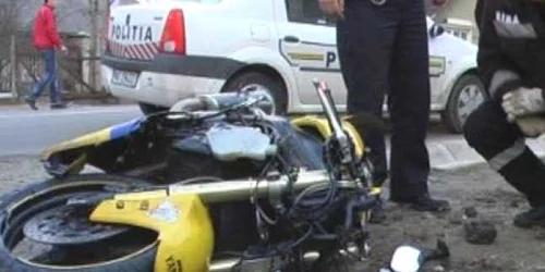 Victima s-a urcat "rupt de beat" pe moped