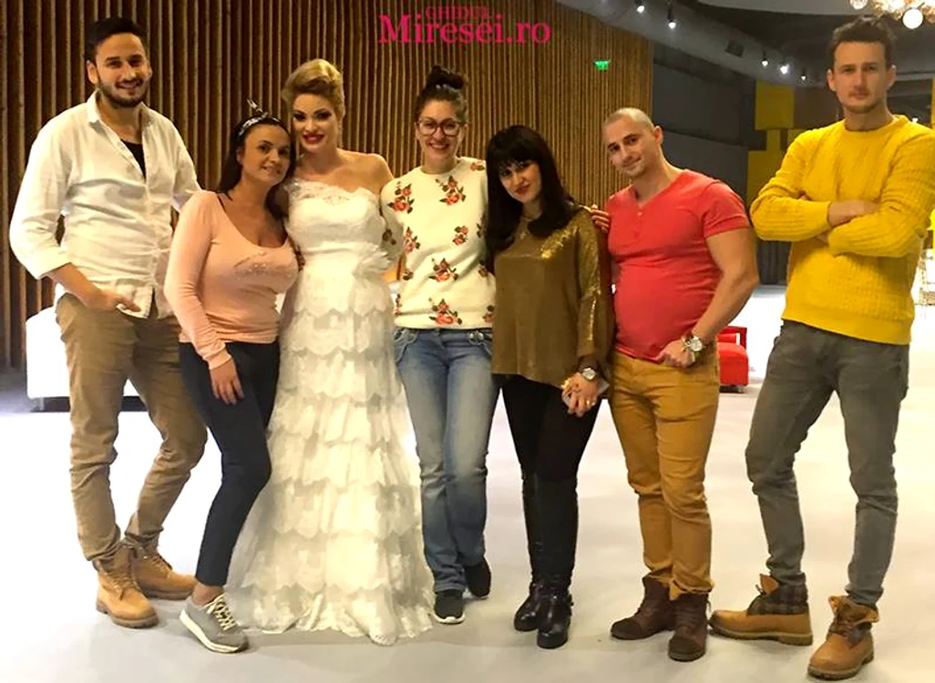 Valentina Pelinel va fi pe coperta noului catalog Ghidul Miresei