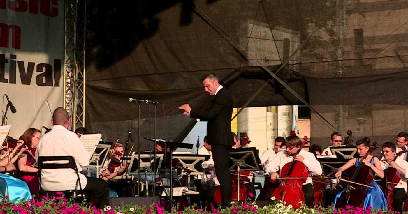 Tiberiu Soare, dirijor principal al Orchestrelor şi Corurilor Radio România FOTO Virgil Oprina