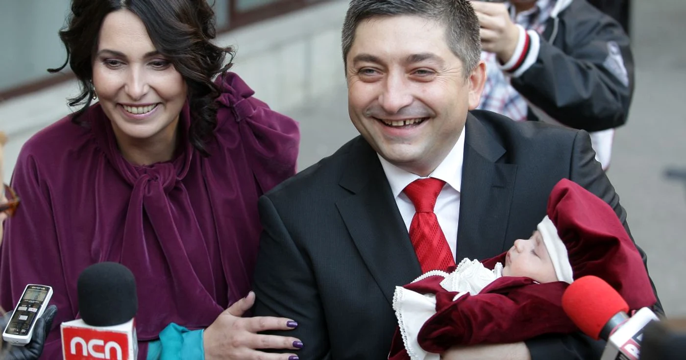 Alin Tişe şi-a botezat fiul la Palatul Mitropolitan
