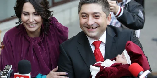 Alin Tişe şi-a botezat fiul la Palatul Mitropolitan