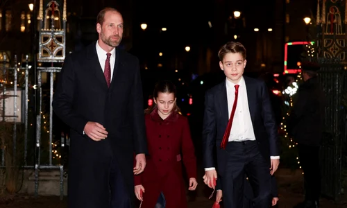 Prințul George, Prințesa Charlotte și Prințul William Foto Profimedia jpg