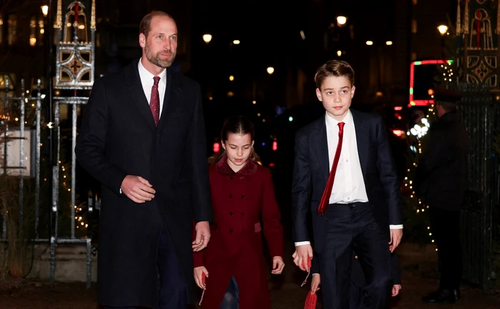 Prințul George, Prințesa Charlotte și Prințul William Foto Profimedia jpg