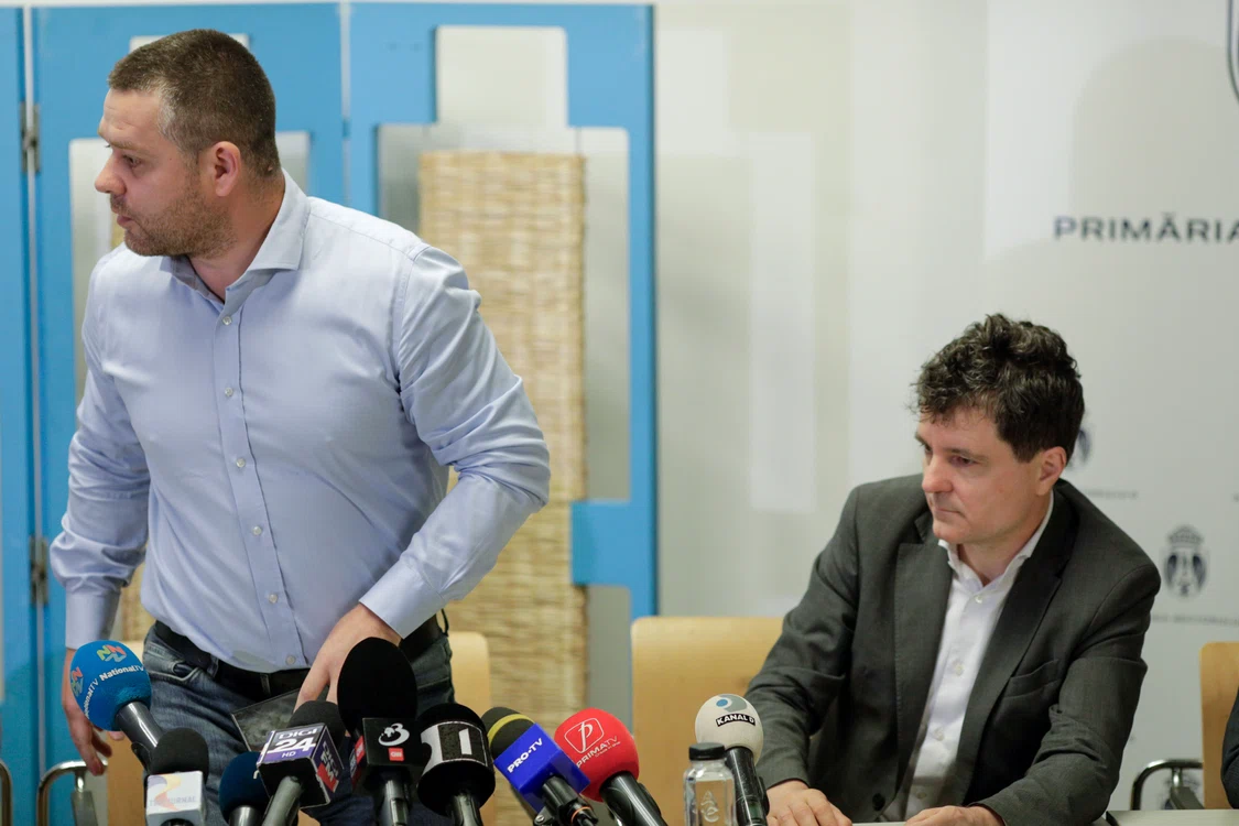 Ciprian Ciucu și Nicușor Dan FOTO Inquam / George Călin
