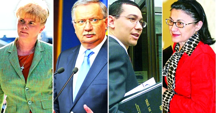 Corina Dumitrescu, Ioan Mang, Victor Ponta, Ecaterina Andronescu