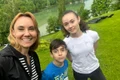 Oana Ioniță (44 de ani) e cea mai fericită atunci când petrece timp în compania celor doi copii ai săi