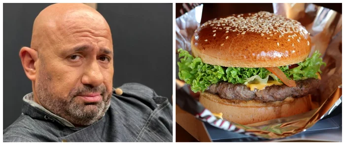 Cătălin Scărlătescu dezvăluie rețeta sa de burger / foto: arhiva