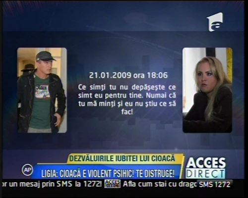 Ligia Voinea, captură video Antena 1