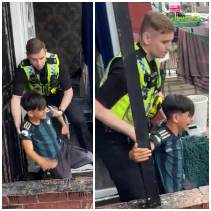 Un polițist arestează un copil de 10 ani în Leeds, Marea Britanie