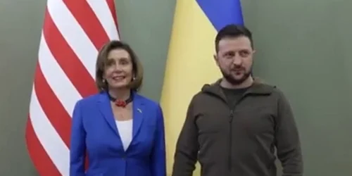 Nancy Pelosi si Volodimir Zelenski
