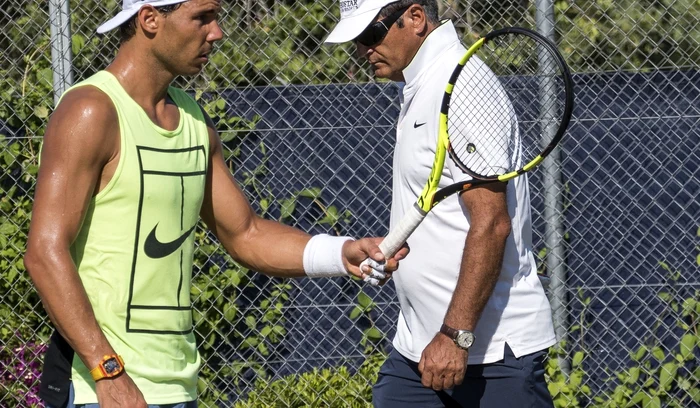 Rafael Nadal și Toni Nadal au colaborat îndelungă vreme (FOTO: EPA)