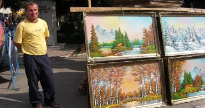 Râmnicu Vâlcea: Sorin Iancu a renunţat la cabluri pentru tablouri