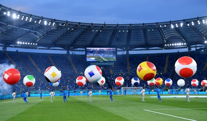 Festivitatea de deschidere a campionatului european de fotbal Euro 2020 FOTO EPA-EFE