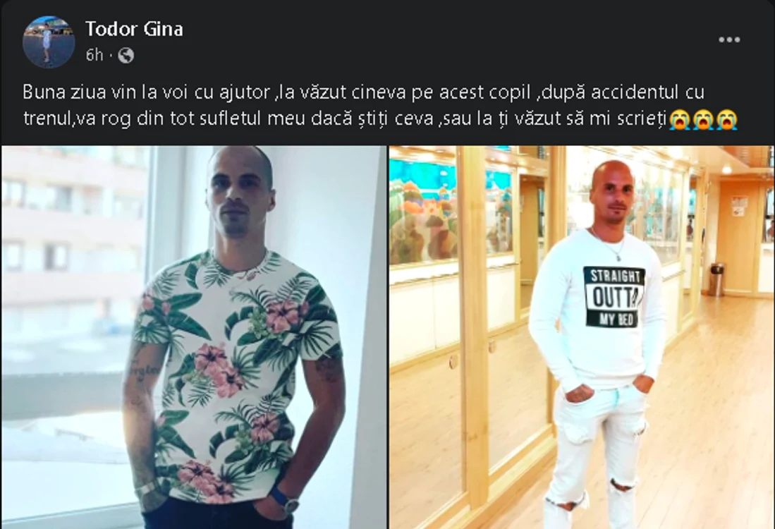Românul dispărut după accidentul feroviar din Grecia FOTO Facebook 