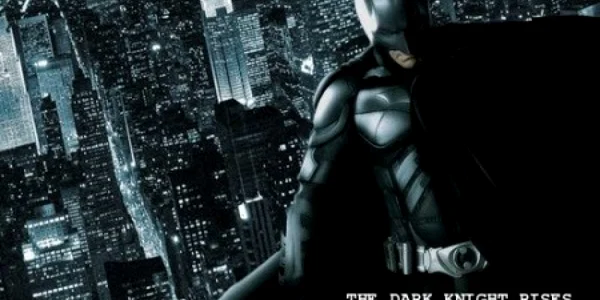 Afişul filmului The Dark Knight Rises, din seria Batman.