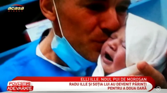 Radu Ille a devenit pentru a doua oară tătic